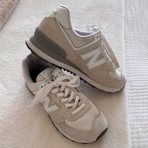 New Balance 574 Core in Nimbus Cloud with White